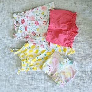 Assortment of girl's summer clothes 24m size. Various brands